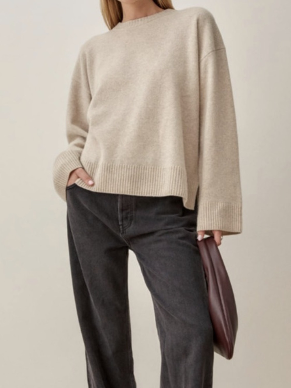 Reformation Enda Regenerative Wool Cardigan - Picture 3 of 4